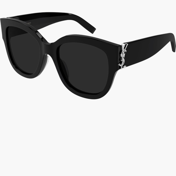 **AUTHENTIC** Saint Laurent Glossy Black Sunglasses - Picture 4 of 8